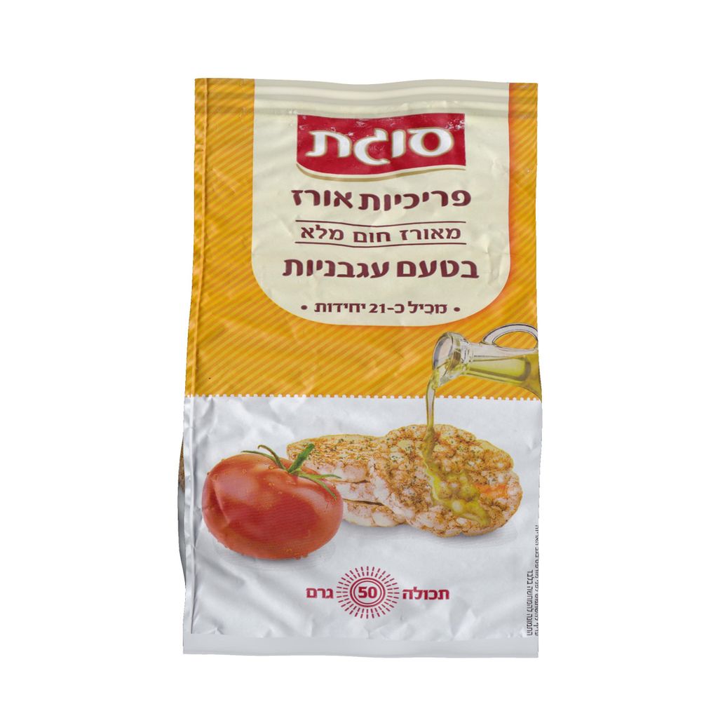 פריכיות אורז עגבניות