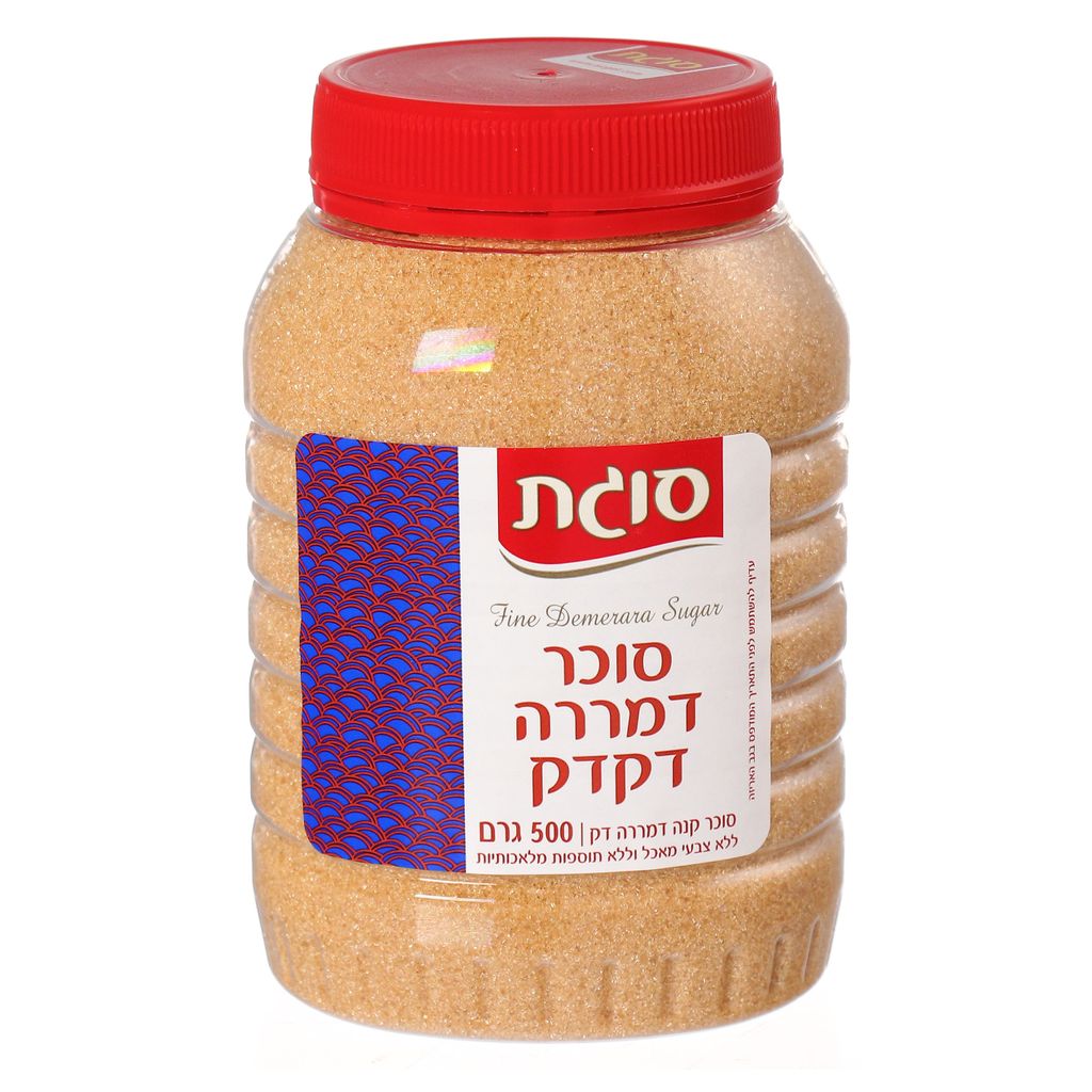 סוכר דמררה דק דק בצנצנת 500 גרם