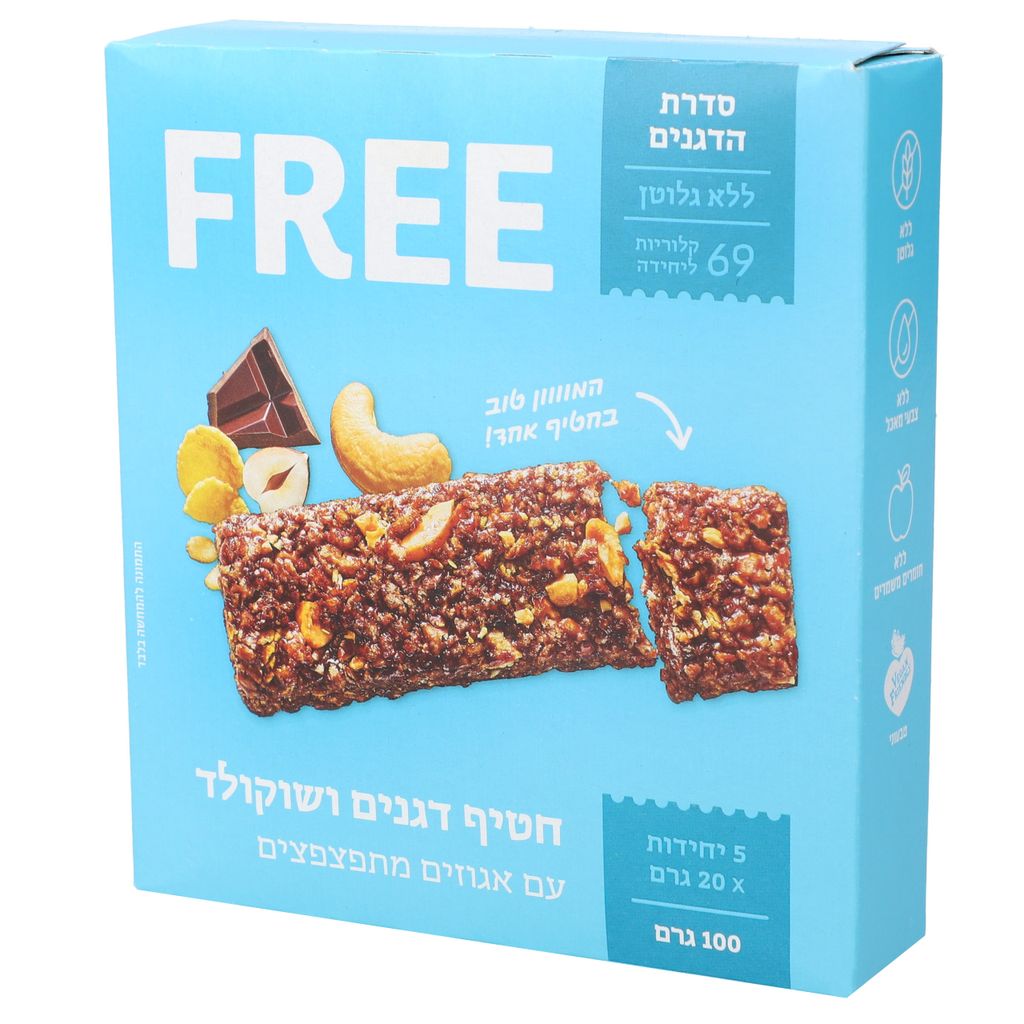 פרי חטיף דגנים עם שו