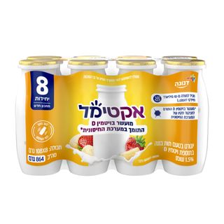 אקטימל 8 תות בננה