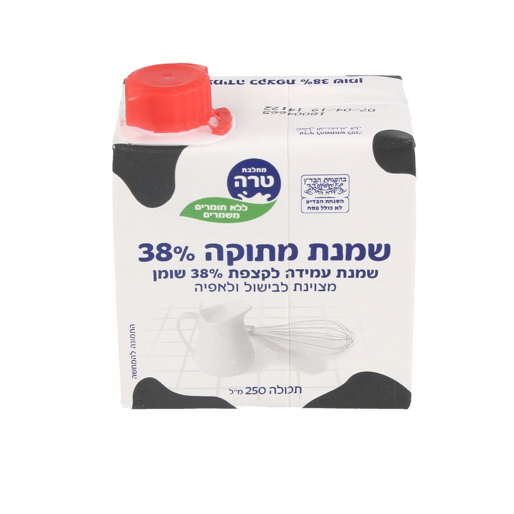שמנת מתוקה טרה 38%