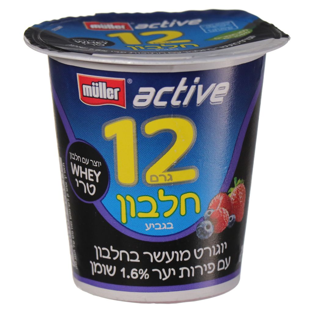 Muller Active מועשר בחלבון עם פירות יער