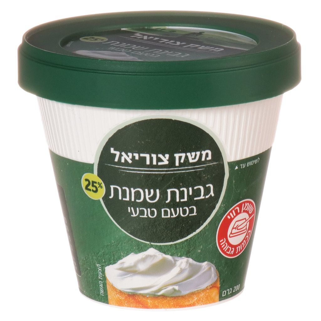 גבינת שמנת טבעי 25%