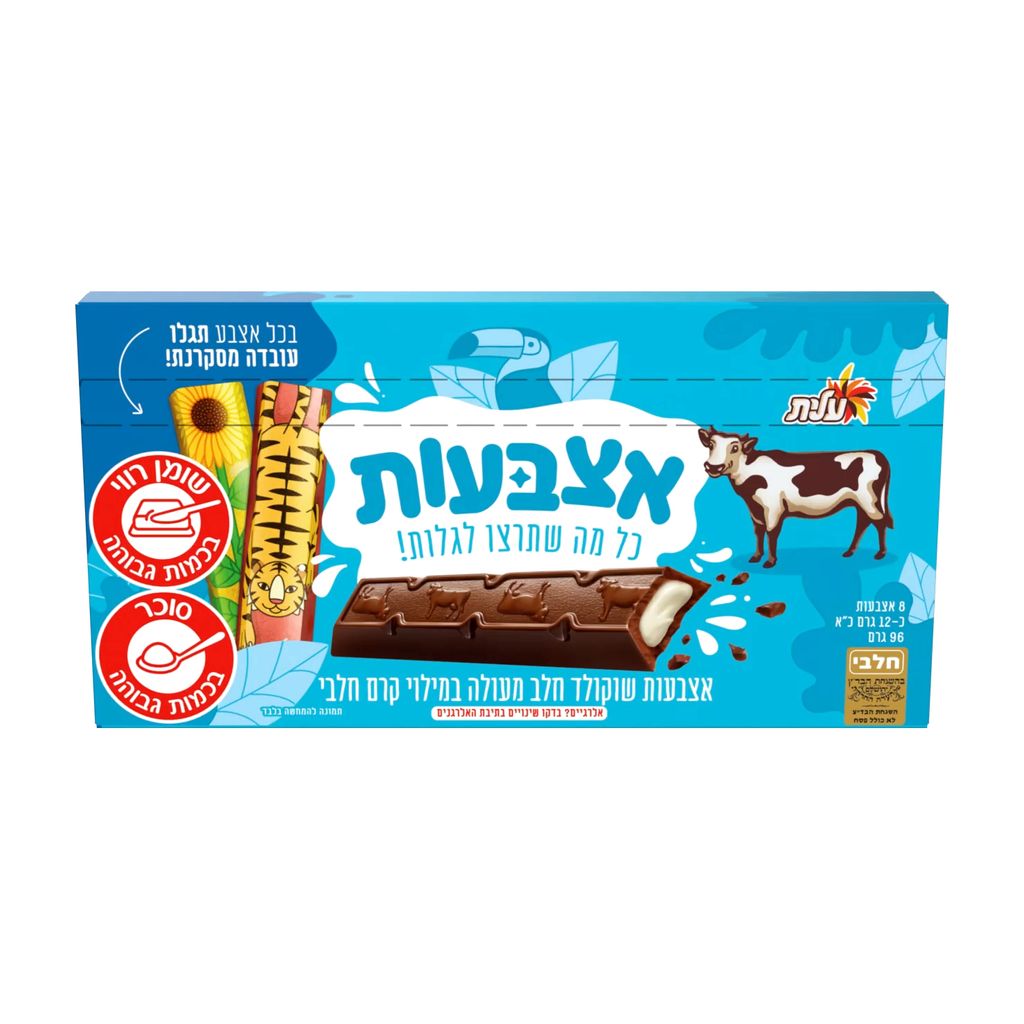 אצבעות שוקולד חלב