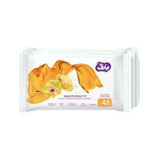 מגבוני טואלט לחים קידס 48*3 טאצ'