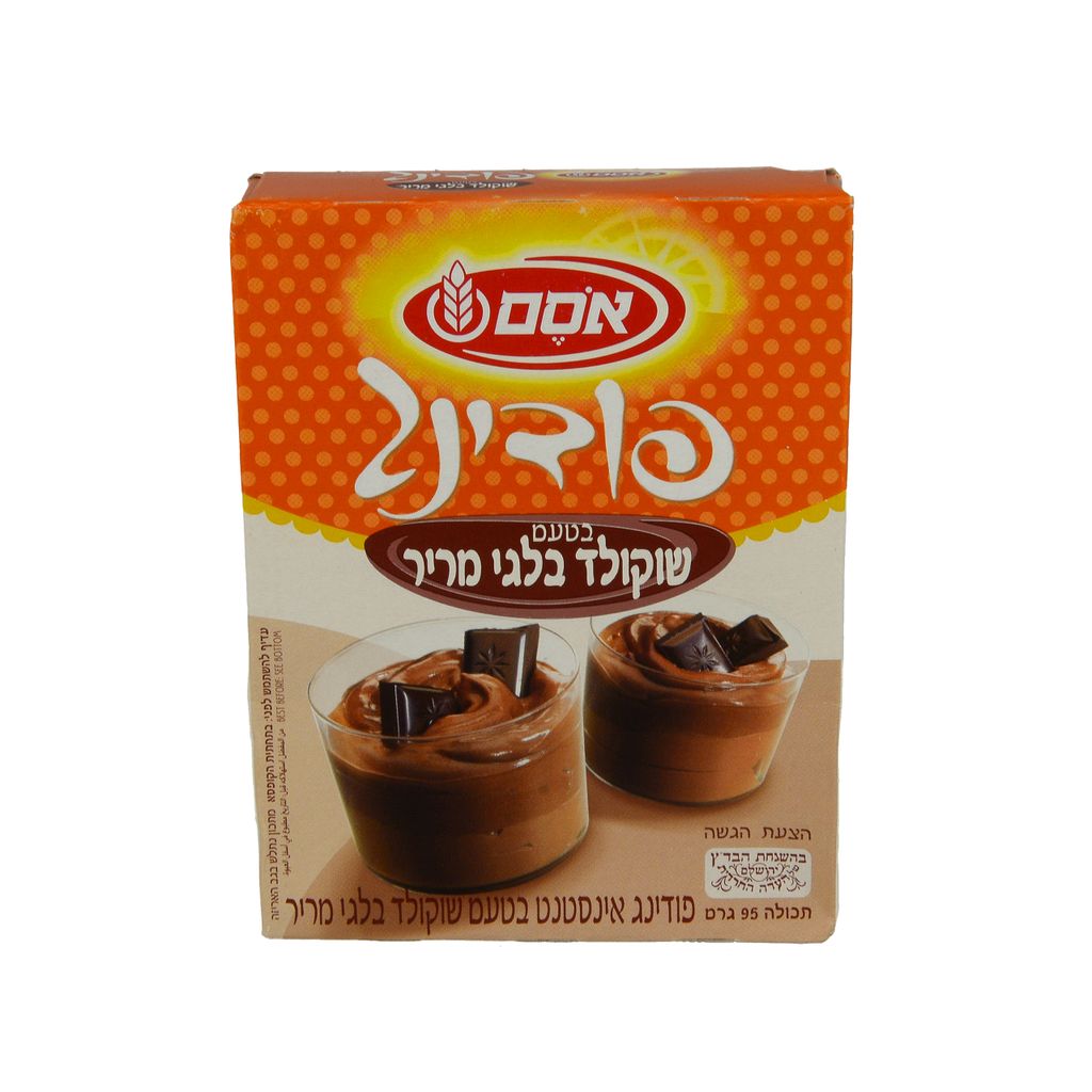פודינג אינסטנט בטעם שוקולד בלגי מריר