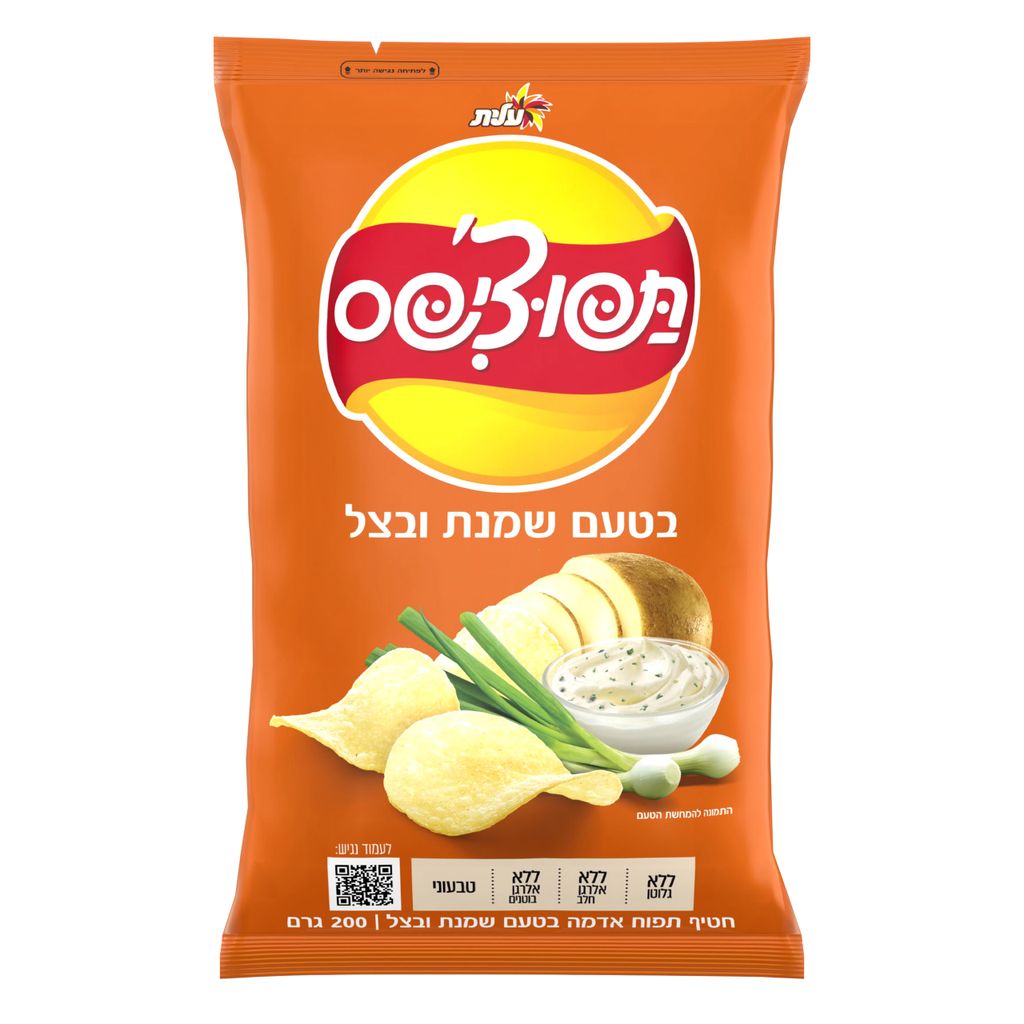 תפוציפס שמנת בצל 200