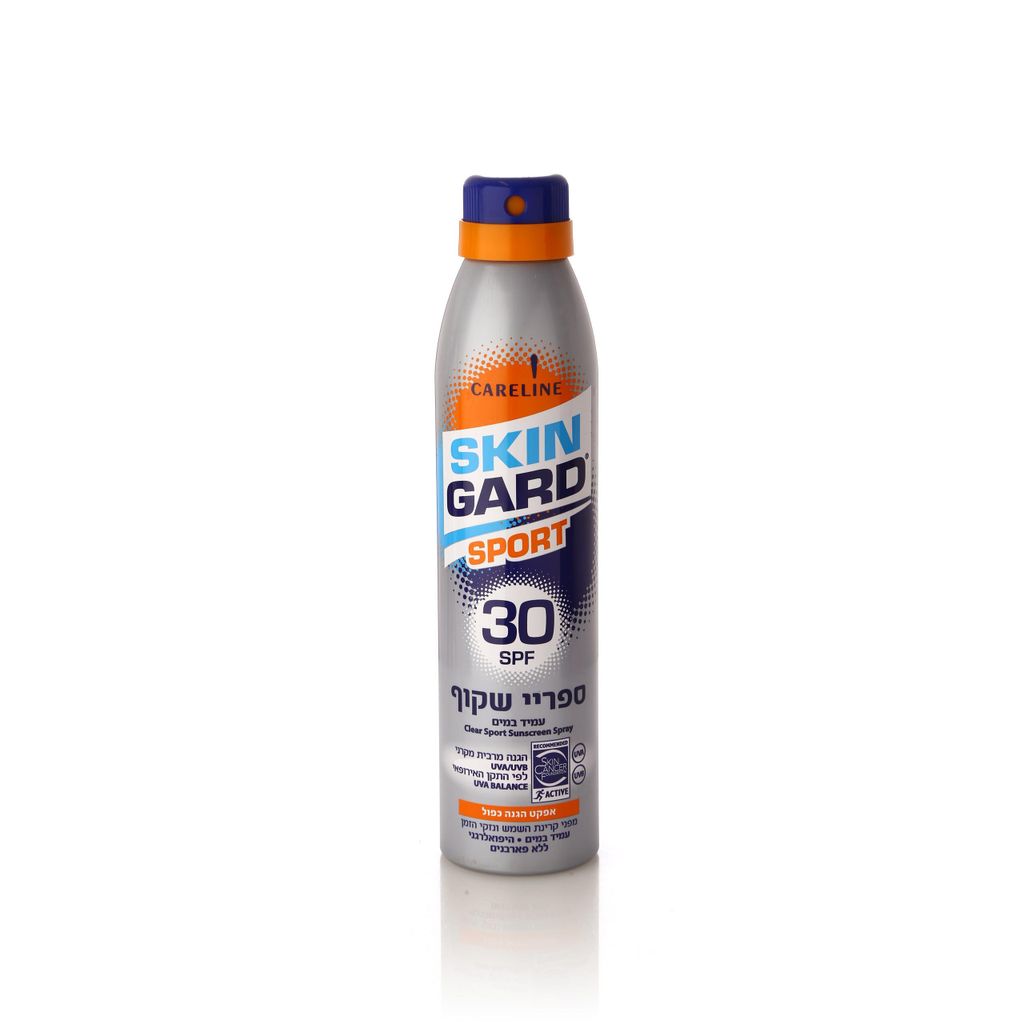 סקין גארד ספורט ספריי שקוף SPF30
