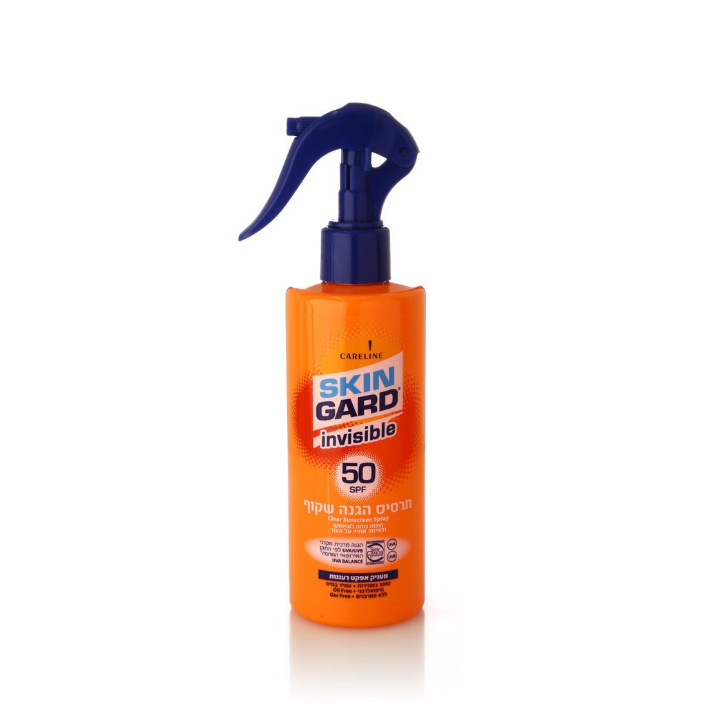 סקין גארד אינוויזבל תרסיס הגנה שקוף  SPF50