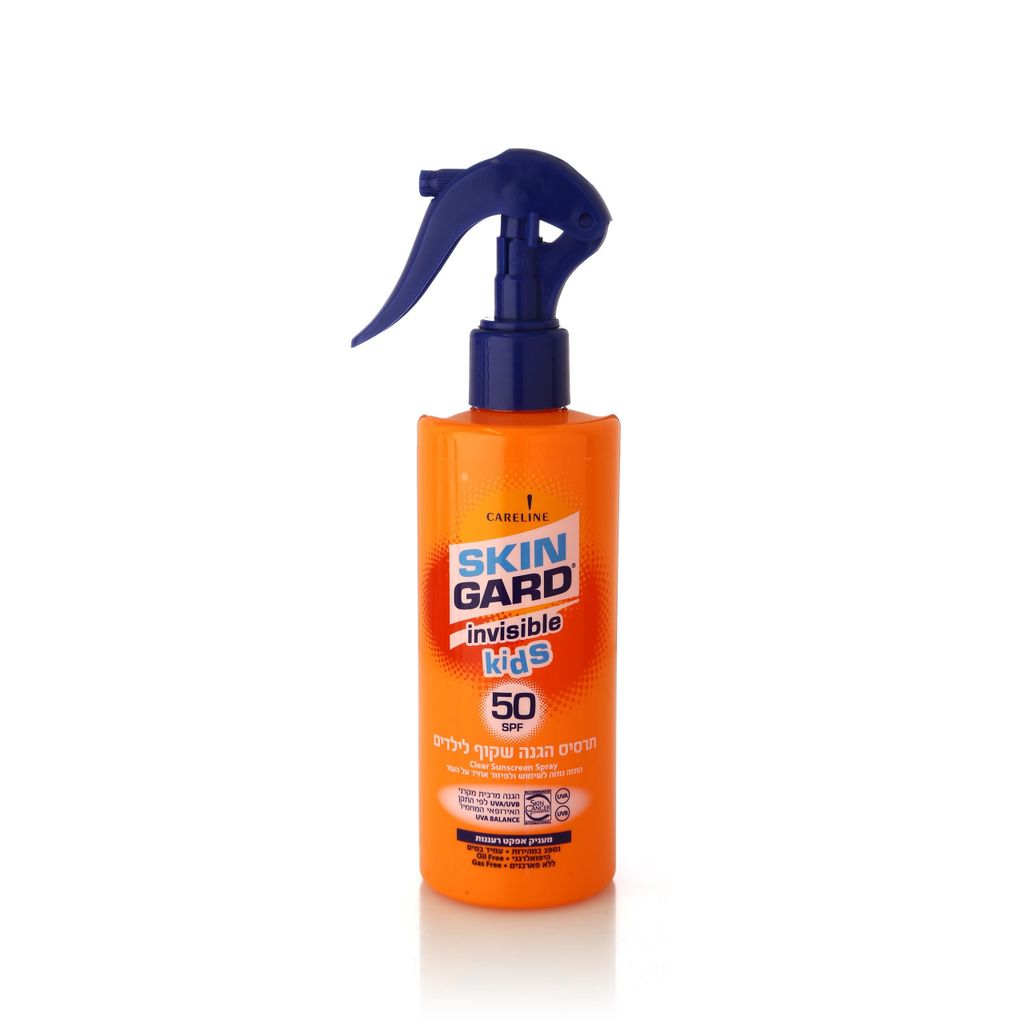 סקין גארד אינוויזבל קידס- תרסיס הגנה שקוף SPF50 לילדים