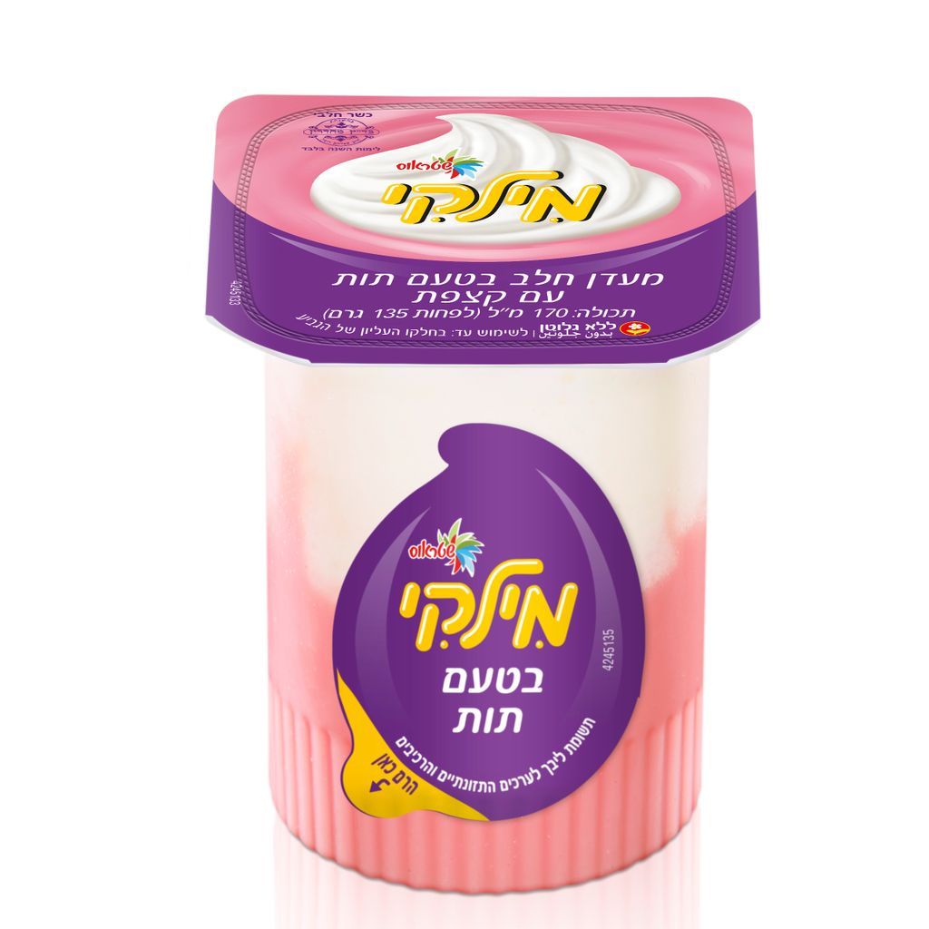 מילקי בטעם תות 170 מ"ל