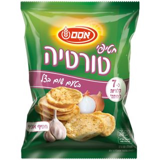 חטיף טורטיה שום בצל