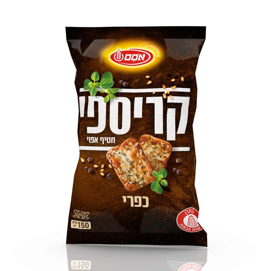 אסם קריספי טאפאס כפרי 8*150גרם