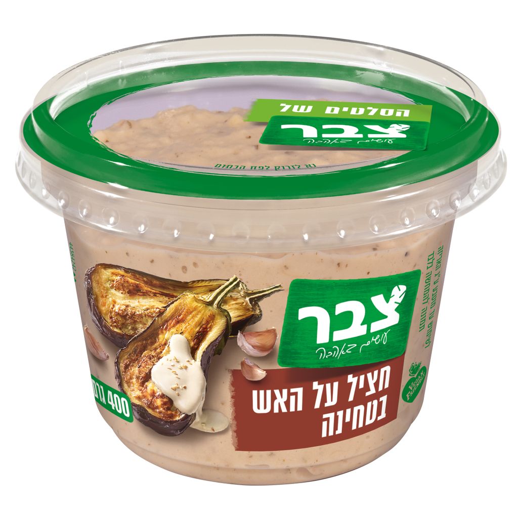 חציל על האש בטחינה צ