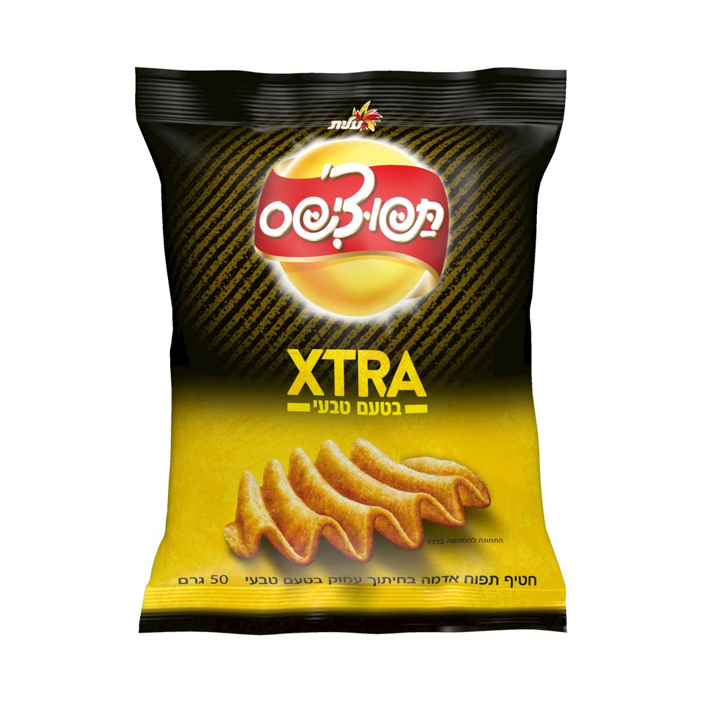 תפוצ'יפס XTRA בטעם טבעי 50 גרם