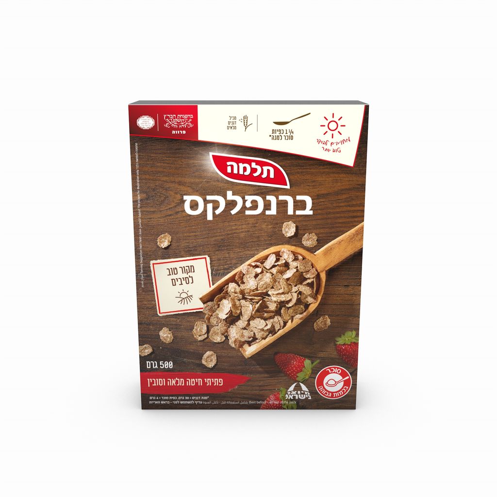 ברנפלקס פתיתי חיטה מ