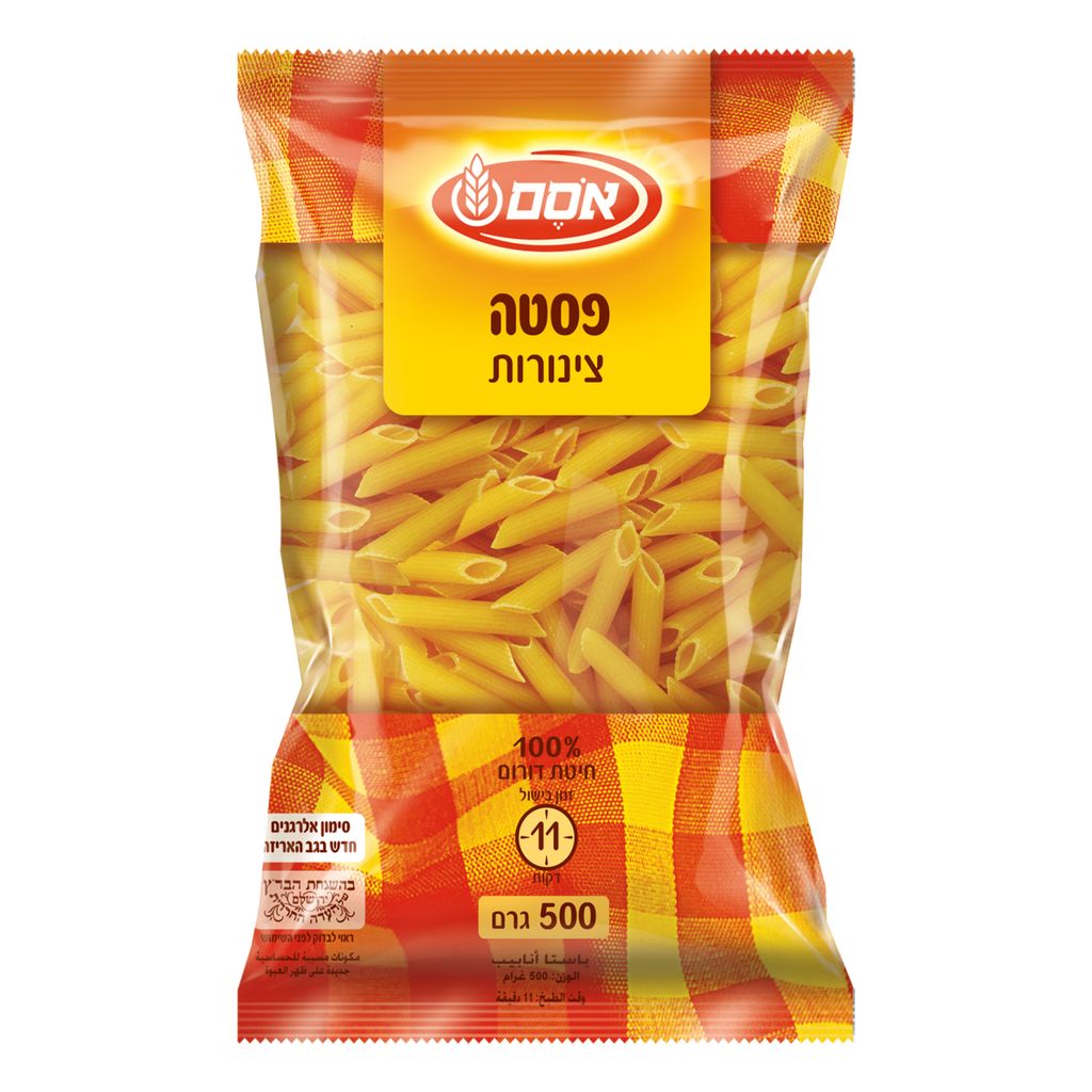 פסטה צינורות אסם 500