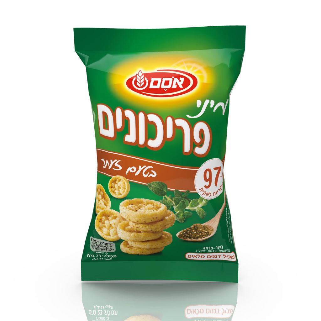 אסם פריכונים מיני זעתר 16*23גרם