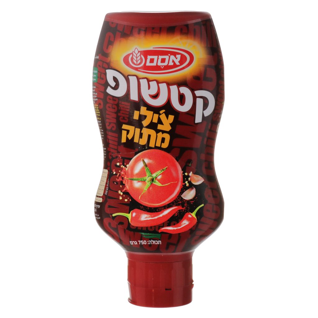 אסם קטשופ צ'ילי מתוק 9*750גרם חדש