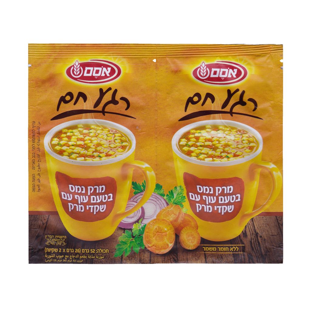 רגע חם מרק נמס בטעם עוף בד"צ