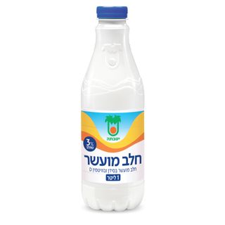 חלב מועשר 3% בבקבוק