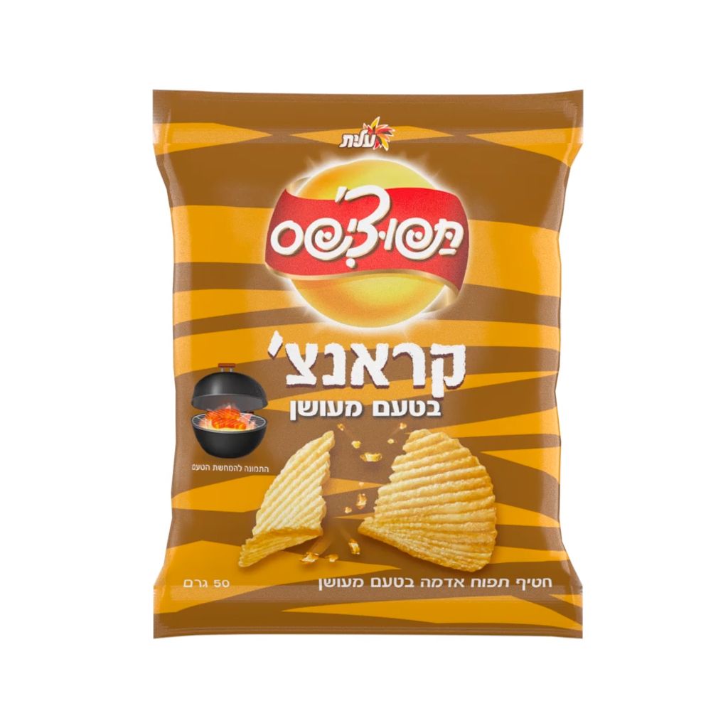 תפוצ'יפס קראנצ' בטעם מעושן
