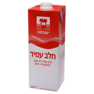 חלב יטבתה עמיד דל שומן 1% ליטר
