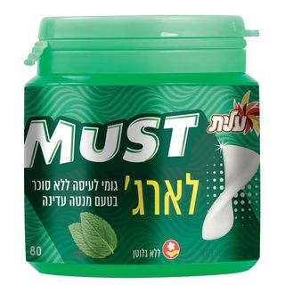 מאסט לארג' מנטה עדינה 80גר וסטעהים
