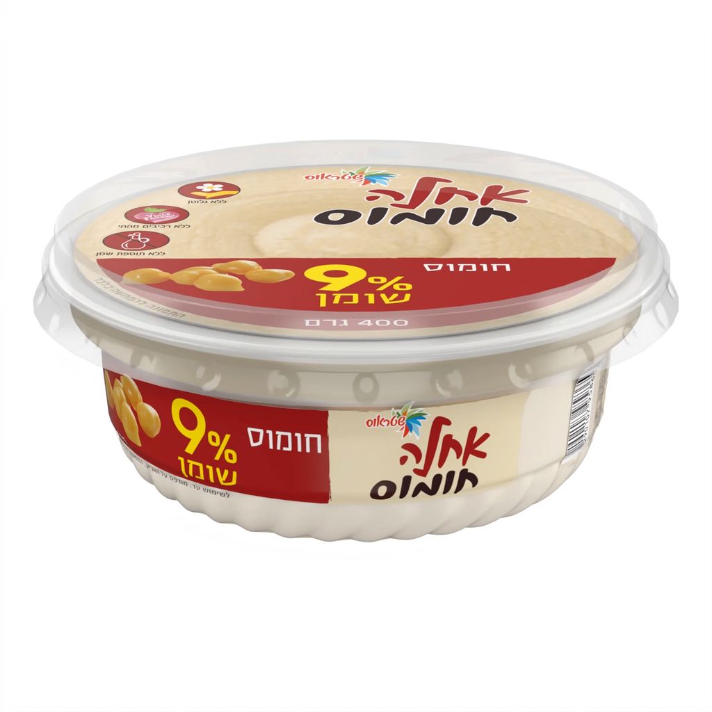 חומוס 9% שומן 400 גרם