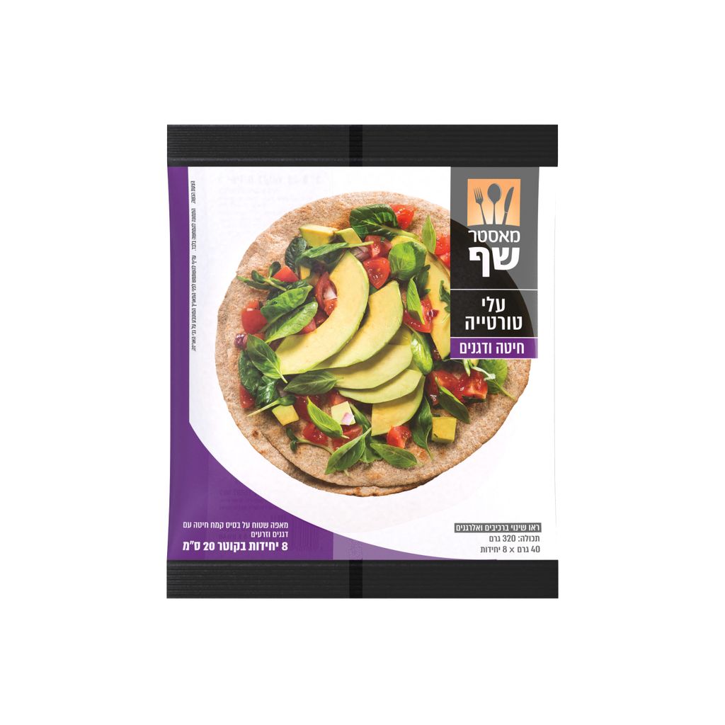 עלי טורטיה דגנים 320 גרם