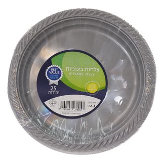 צלחת כסף 25 יחידות