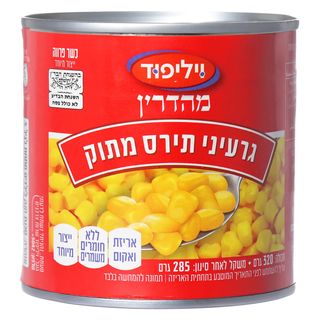 גרעיני תירס מתוק וילי פוד 320 גר