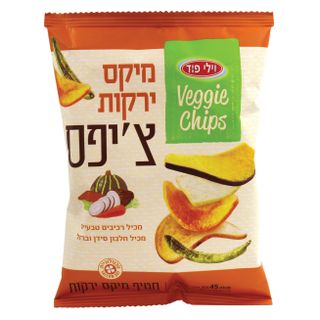מיקס ירקות צ'יפס 45 גרם