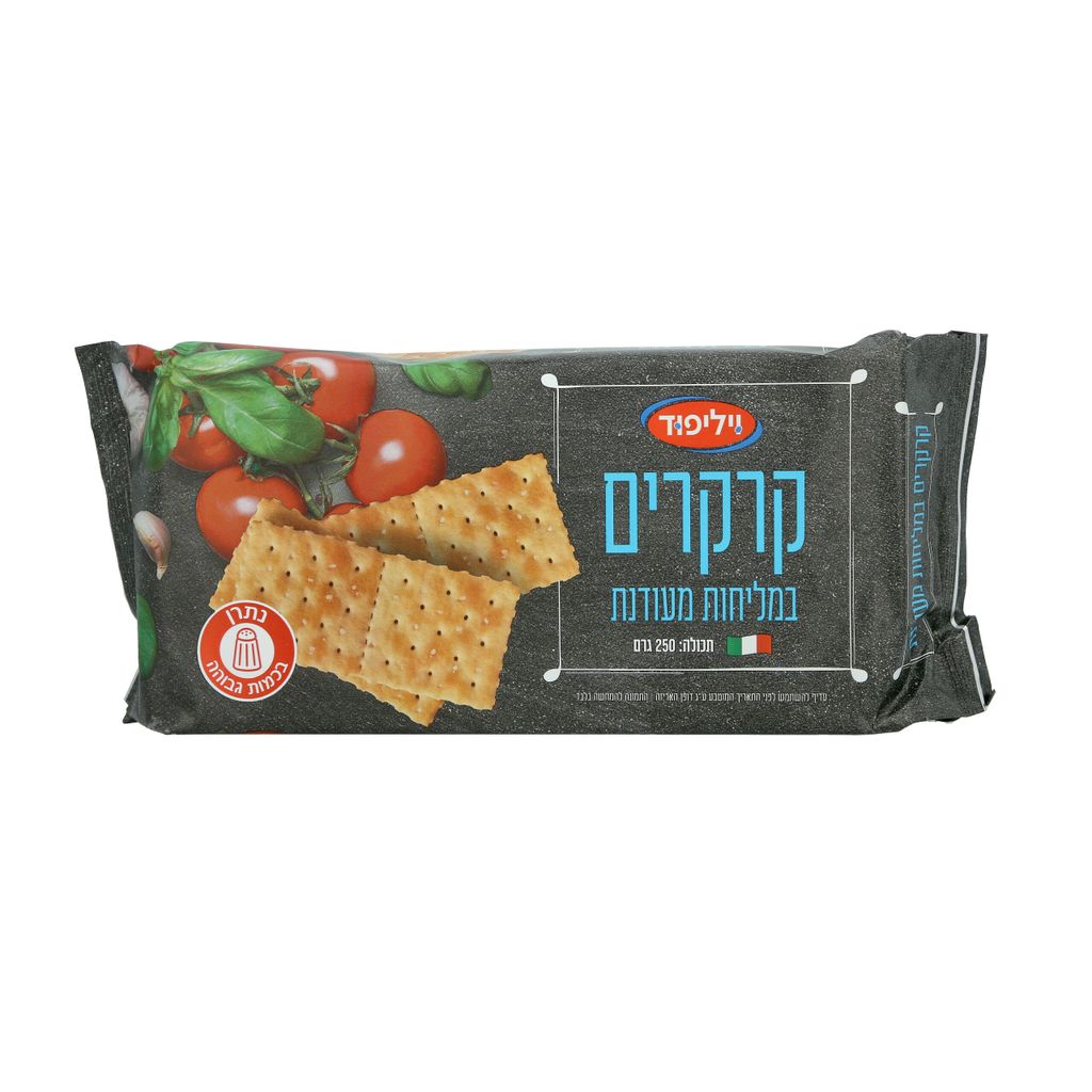 קרקרים במליחות מעודנ