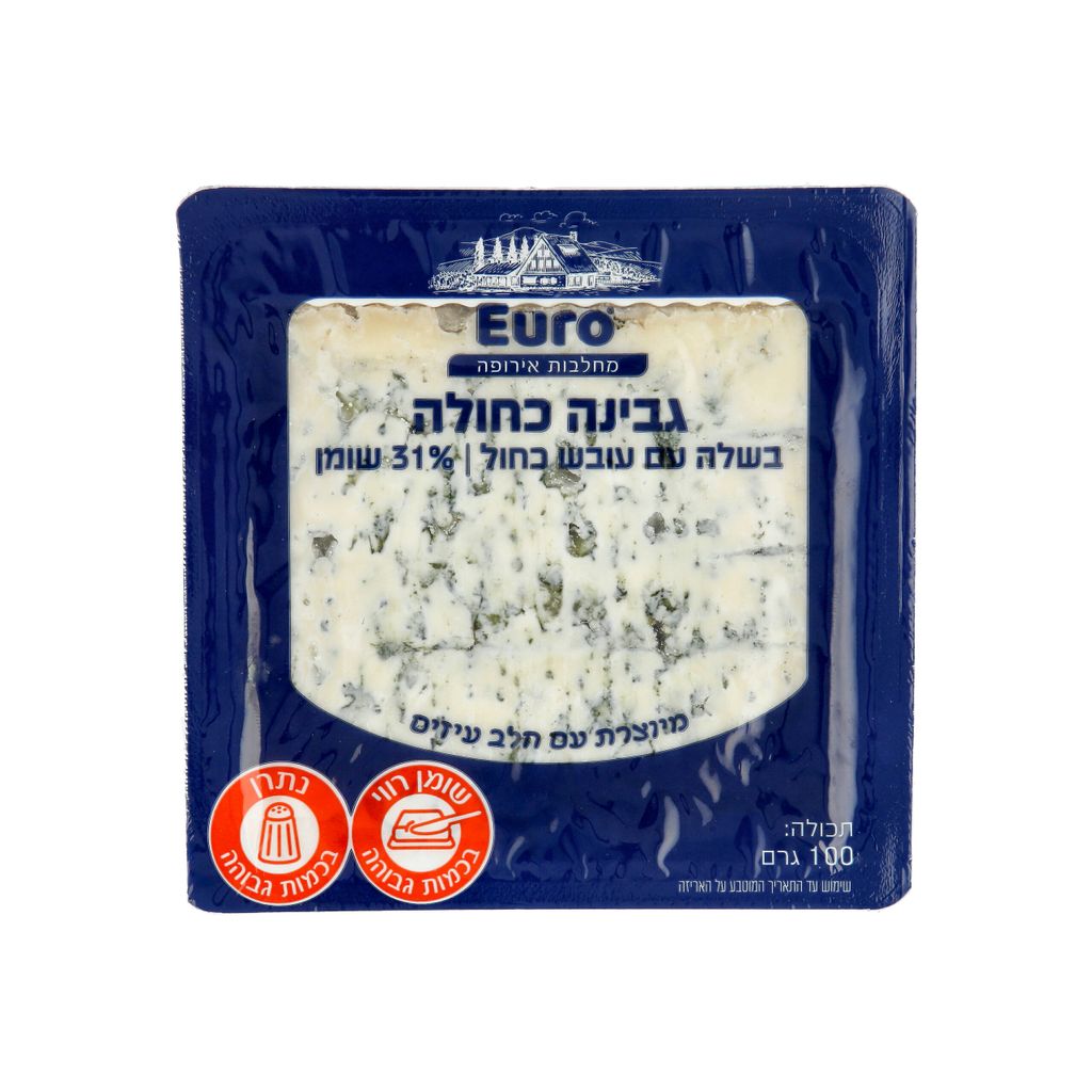 גבינה כחולה עם עובש 31% 100 גרם