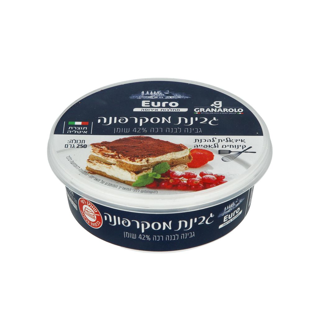 גבינת מסקרפונה EURO   ויליפוד 250 גרם