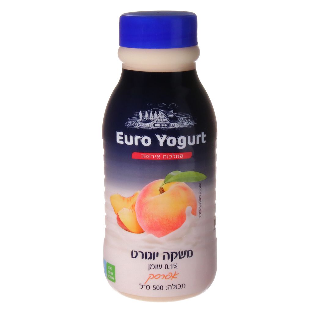 משקה יוגורט אפרסק 0.1% שומן 500 מ"ל