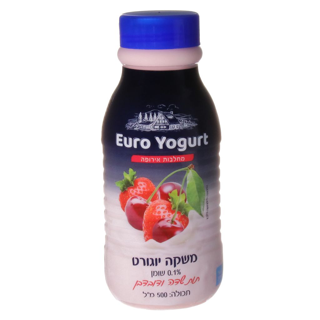 משקה יוגורט אפרסק 0.1% שומן 500 מ"ל
