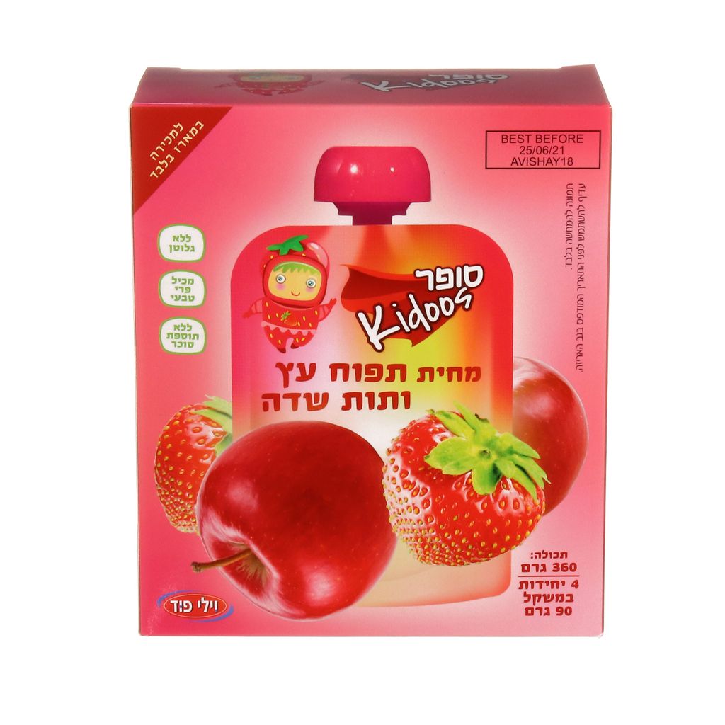 מארז מחית תפוח עץ ותות שדה 360 גרם