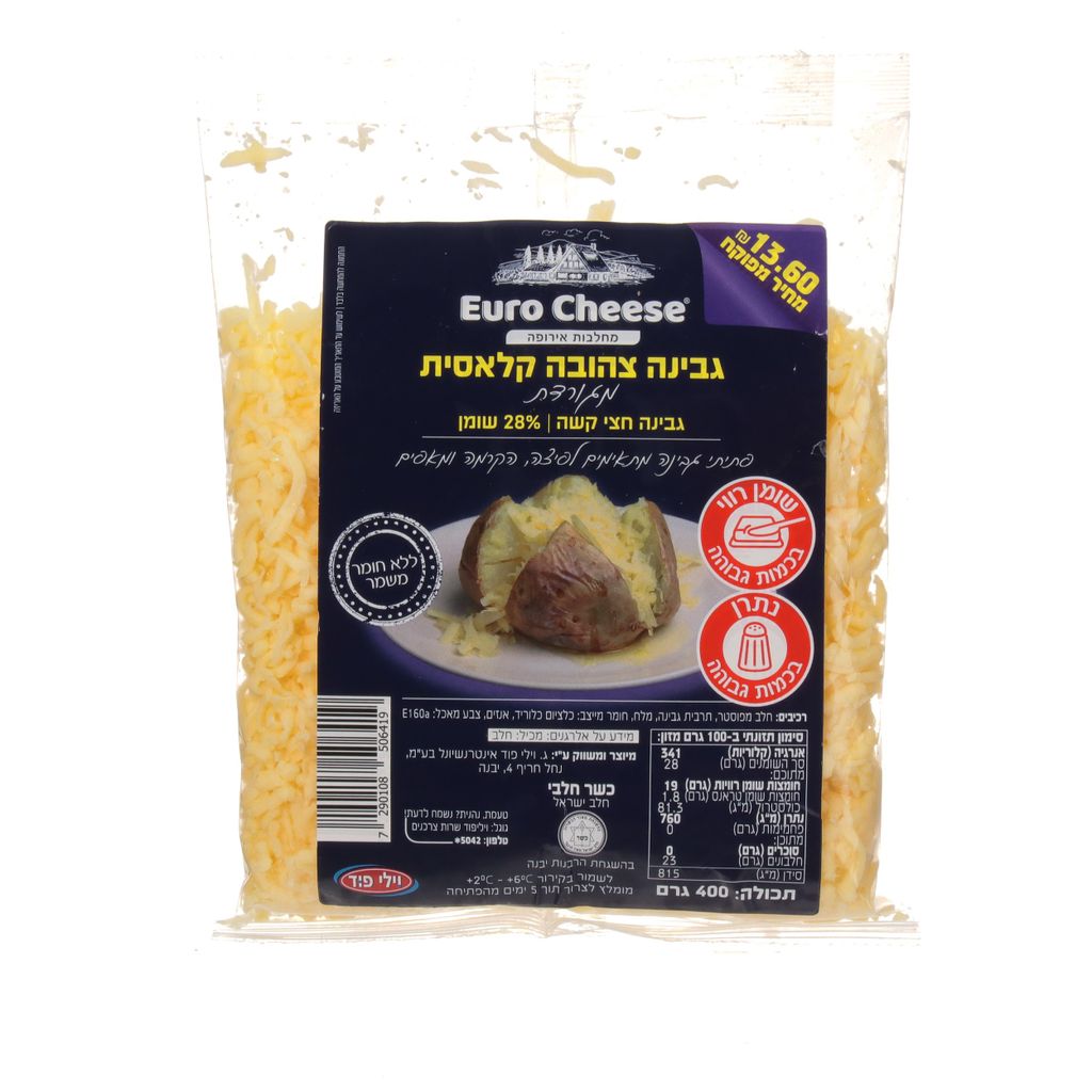 גבינה צהובה מגורדת 4