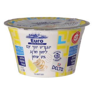 דלתא - יוגורט עם לימון מרנג 150 גרם 0% שומן