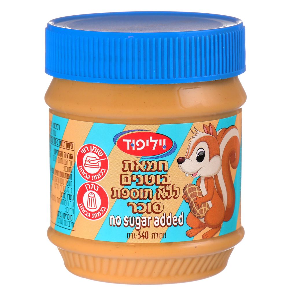 חמאת בוטנים ללס 340
