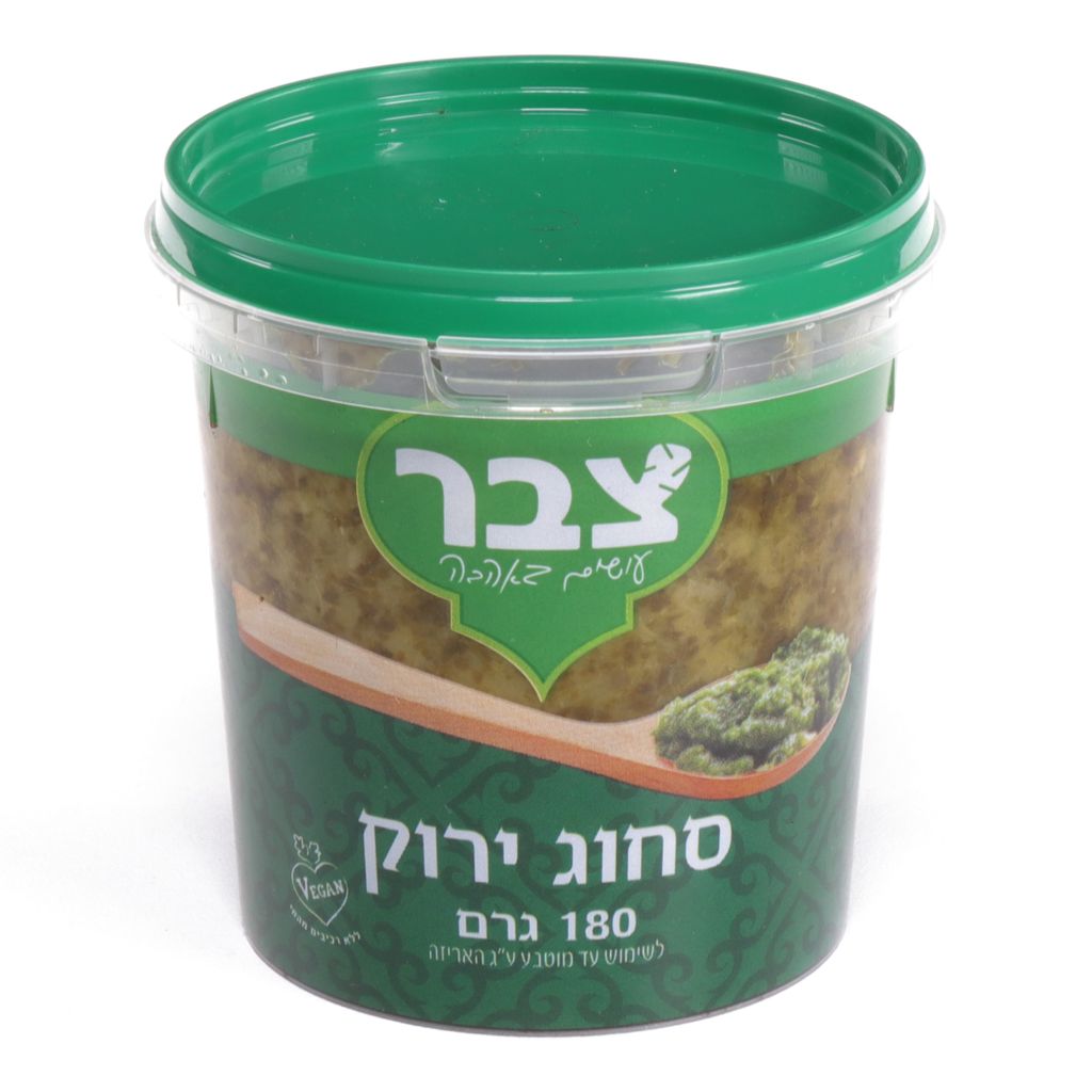 צבר סחוג ירוק 6*180גרם