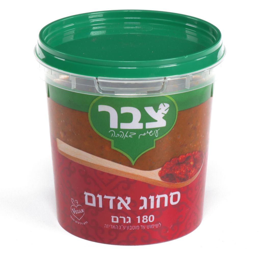 צבר סחוג אדום 6*180גרם
