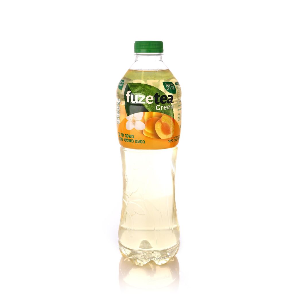 תה קר פיוז טי ירוק משמש יסמין 1.5 ל