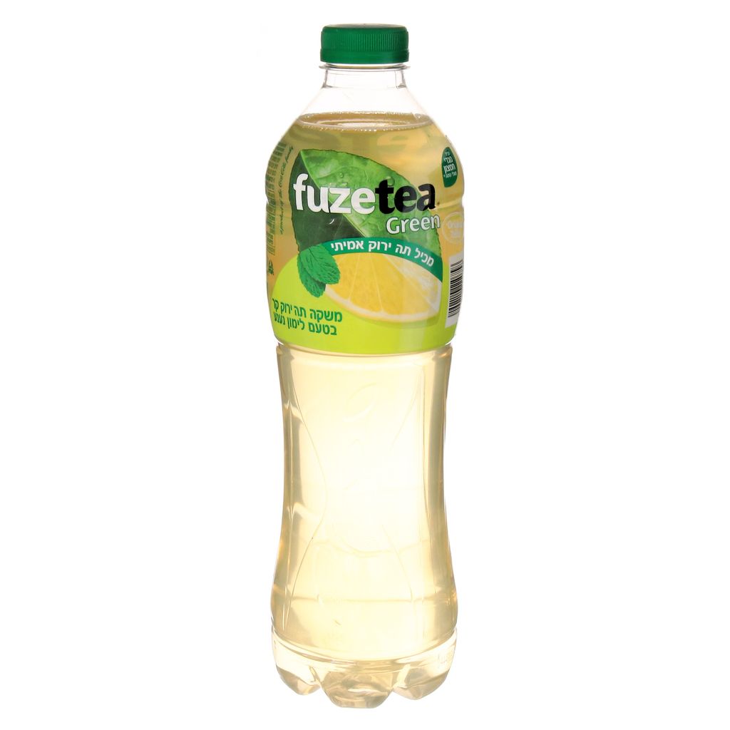 Fuze tea גרין לימון נענע  1.5 ליטר