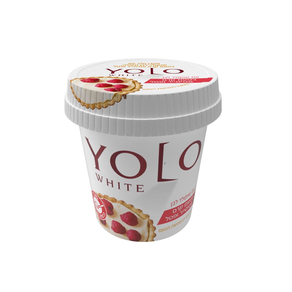 YOLO מעדן שוק. לבן קרם פטיסייר ופטל