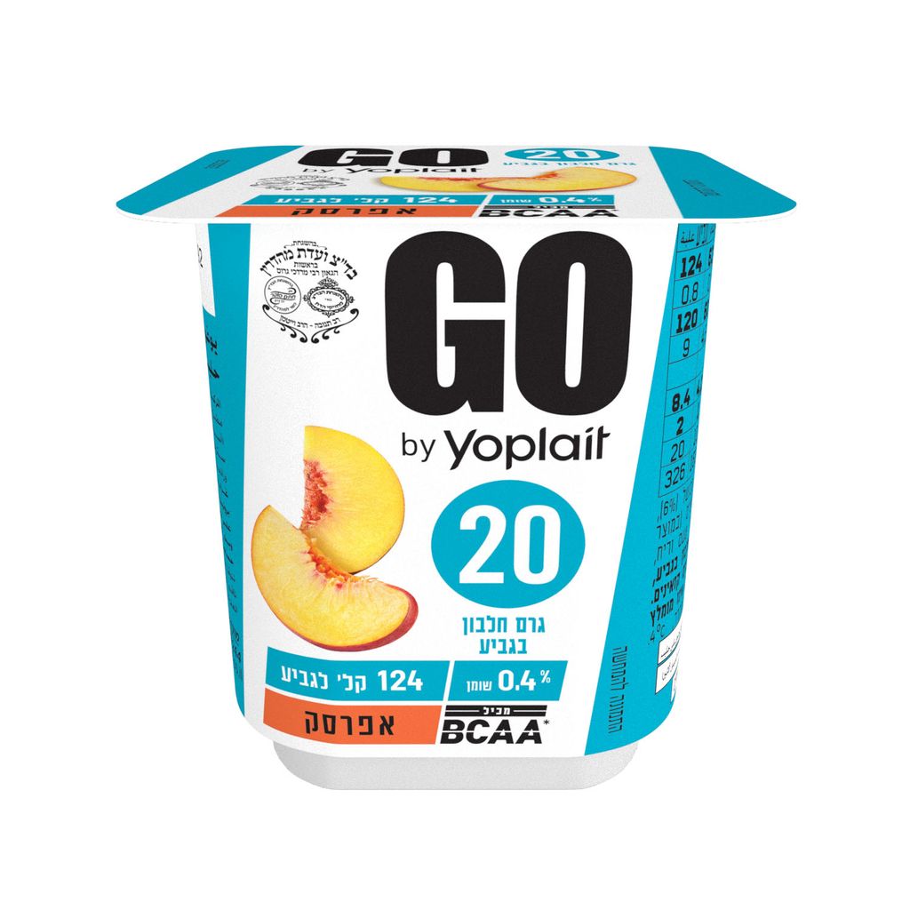 יופלה GO אפרסק0.7% 200ג
