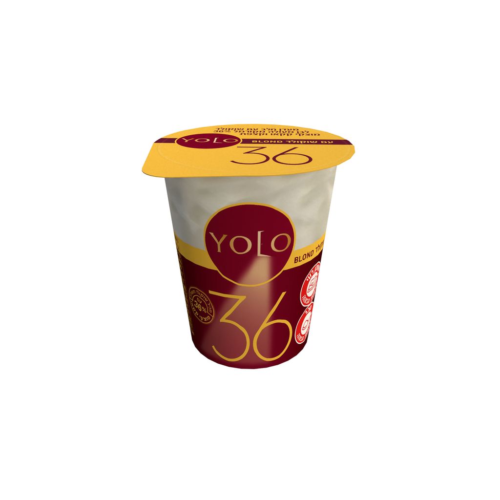 YOLO שוקולד בלונד עם קצפת
