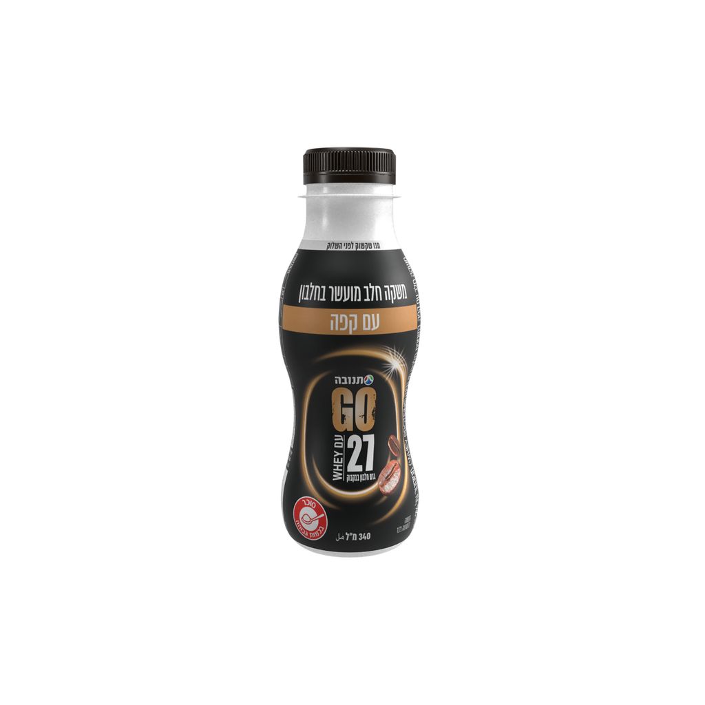 תנובה GO קפה עם סטיביה 27 גרם חלבון